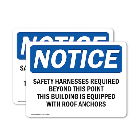 Signmission 3.5 in Height, 5 in Width, Vinyl Decal, Rectangle OS-2PACK-NS-D-35-L-18213